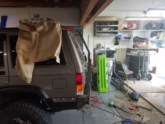 Bent to follow the hatch