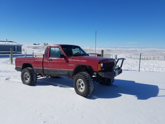 Was -10 this morning, but the sun was intense.