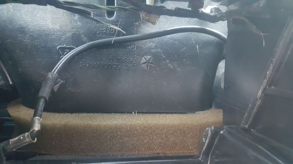 This is the only piece of foam I didnt replace. I knew it wasnt sealing before but had a plan.