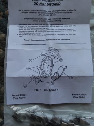 Abutment clips and instructions !