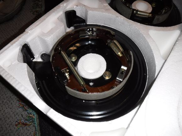 new disc brake conversion kit about to go on (along with not shown rear bearings, axle seals, and chromoly shafts)