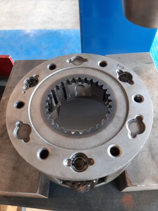 I rotated it trying to get a good feel for what i was working with. This is my old pinion so i didn't really care about messing it up, however i did want this to work.