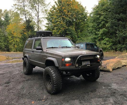 Found some mud. Had to hose out the whole engine bay after this one! Air filter was awfully muddy too, got a new one of course.