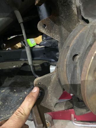 One of the caliper bolts was broken off and didn’t even know