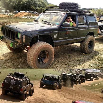 Saturday September 3rd at Jeepfest in Jasper, GA rocking the obstacle course with project $ink Hole