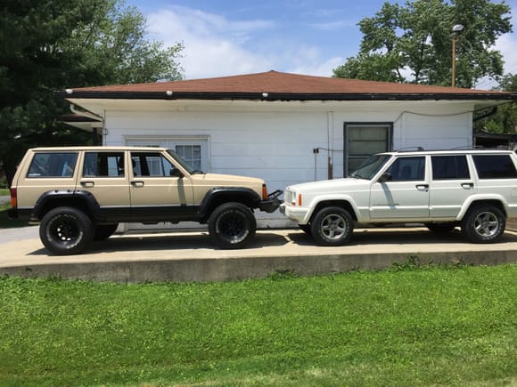 Mine vs a stock jeep.
