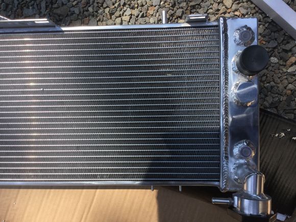 Beautiful welds on champion rad.