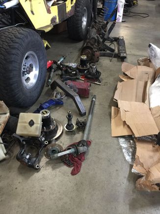 Its begun teardown and build up...