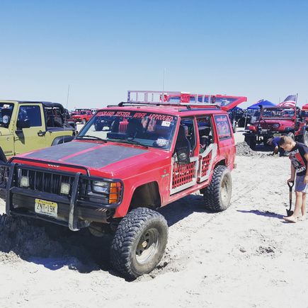 A shot from 2016 jeep invasion in Wildwood NJ
