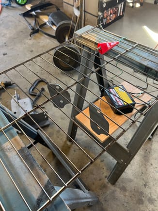 These floor reinforcement plates came with my shackle brackets. They’ll be covered by the carpet and needed a finish, so they were the perfect candidates to try out my powder coating setup. 