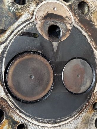 #1 cylinder (firewall end on this engine- the French way) crack between the valves. 86XJ 2.1 td