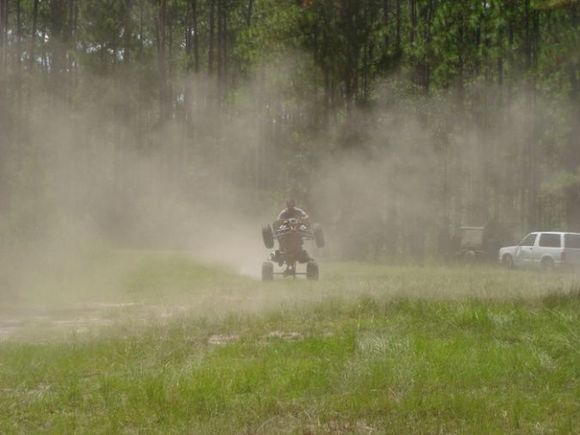 Bro's 450f w/ plus 3's front and rear
