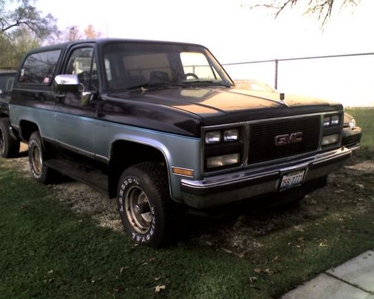 My '89 GMC Jimmy.