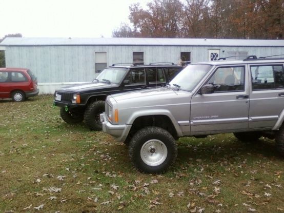 mine and my cousins jeep