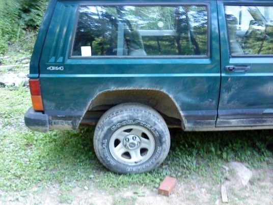 cut the fenders fabed new inner wells