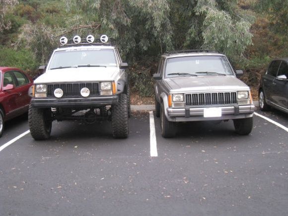 I took this pic before i stated my strenuous journey of swapping a whole body on to my old axles