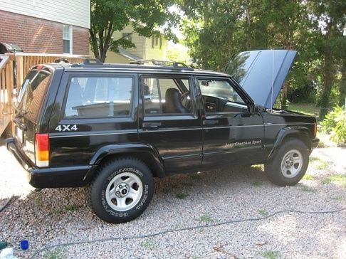 jeep day of purchase side, crappy vinyl decals have since been removed