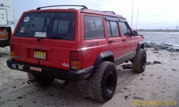 Nice WIDE tires for the soft beach sand