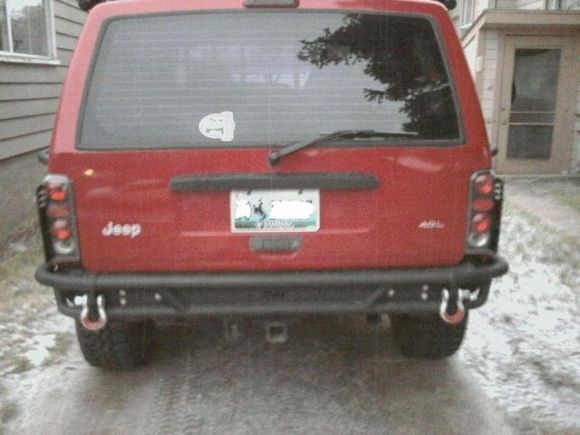 Finished rear