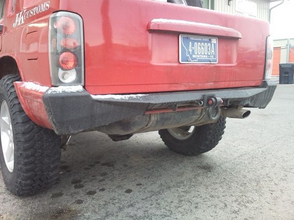 rear bumper I made coated with LINE-X