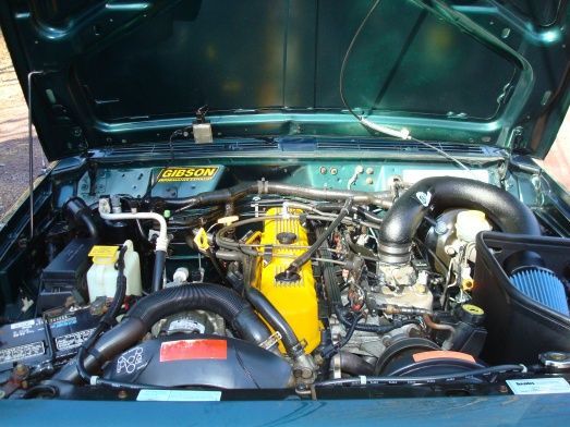 New head w/valves, Banks header, AFE intake stage 2, JEt chip stage 2, Gibson cat back new walker cat, Valve cover -