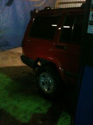 rear before the lift