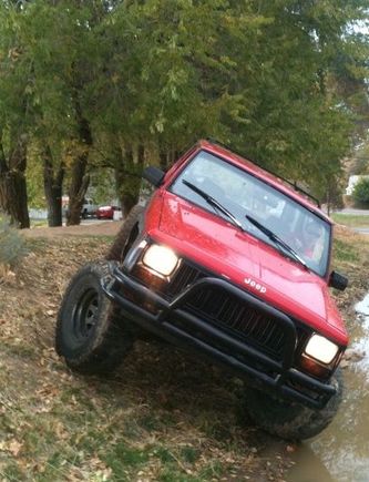 Jeep 1. Behind Grocery Store 2.