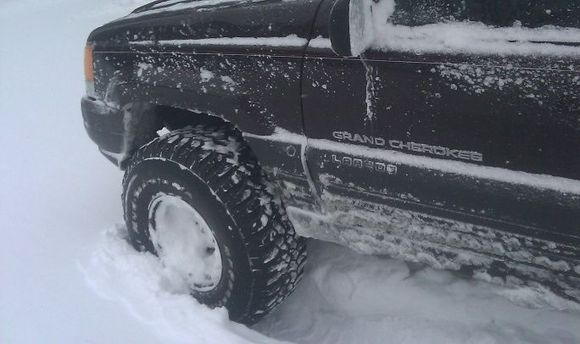 Playing in the snow