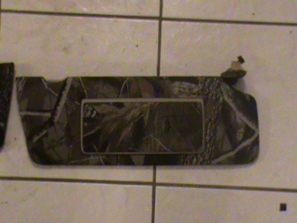 Sunvisor after realtree
