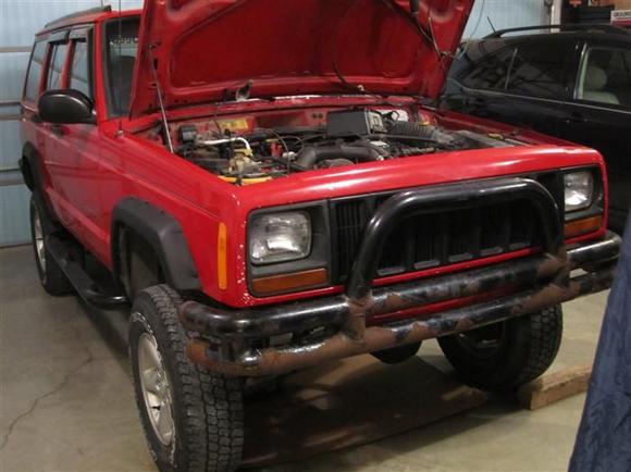 Temporary bumper until we can get a nice one