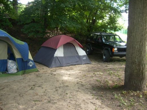 My jeep likes to go camping too