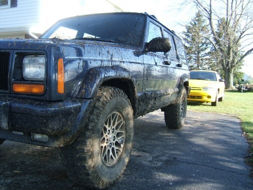stock height with 31" mud terrains