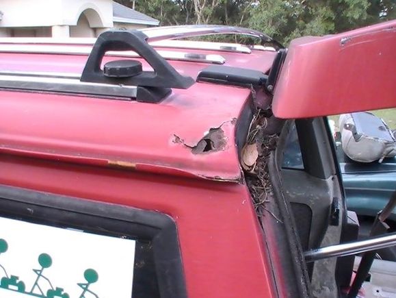 Only rust on the outside.
