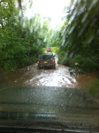 crossing stream