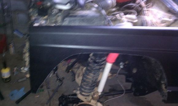 New rhino lined fenders and 6.5" lift w 8in shocks