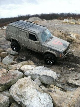 me coming over the top of a hill