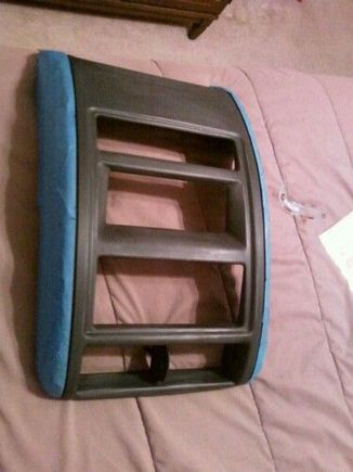 sanded and taped