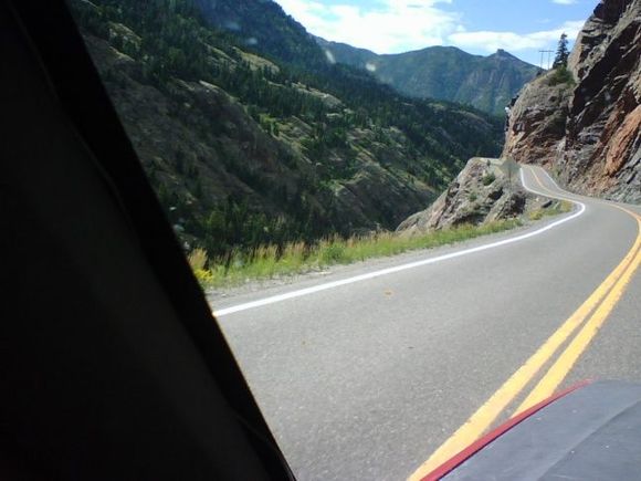 Uncompahgre Gorge, south of Ouray