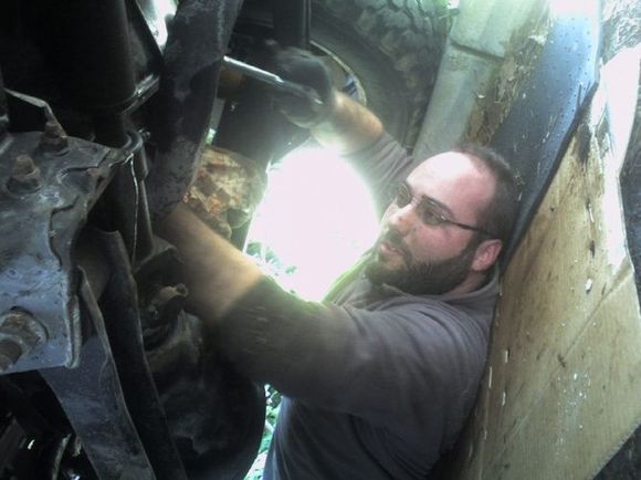 me changing the rear main seal