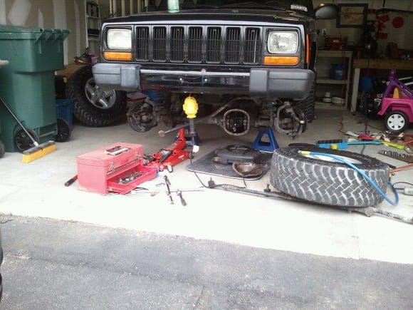 where i started working on the new xj