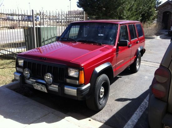 After paint and with the trim back on, but before the lift and tires. I'm putting those on soon.