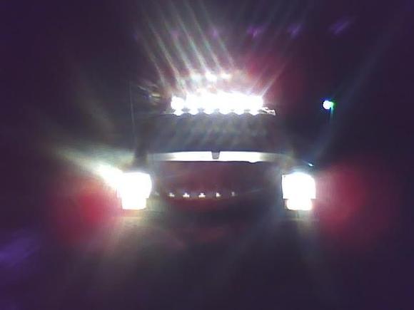 New light bar-custom made, 55 halogen x 6