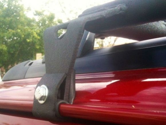 rubber tubing between the truck and the mounting tabs eliminates movement and noise