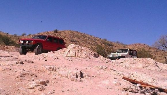 xj in front tj in rear