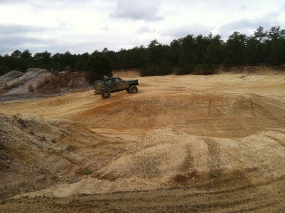 rolling through the pit.