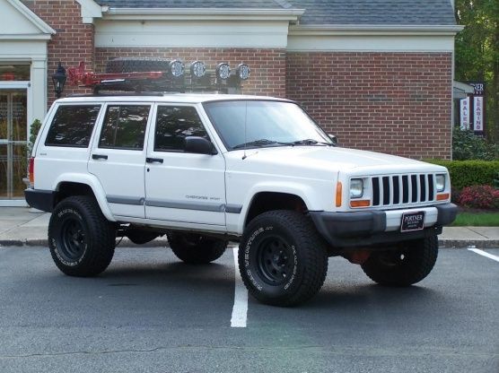 This is the before picture when she was purchased. Lifted 3 more inches , painted, new front bumper, and lots of other replacements.