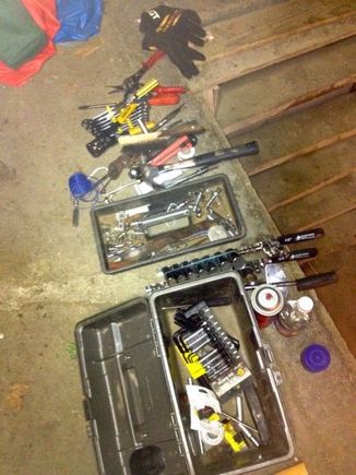 Then the real fun began.. Went to buddies house, he has a pit. This was at the end of the night. Used most of them.