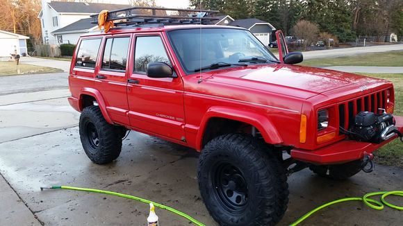 Cleaned up nice