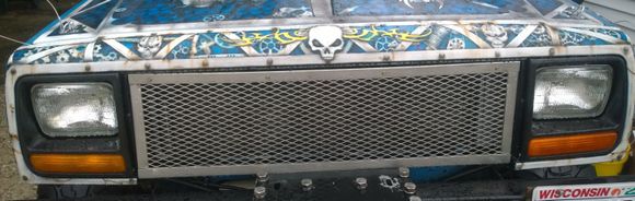 front piece installed