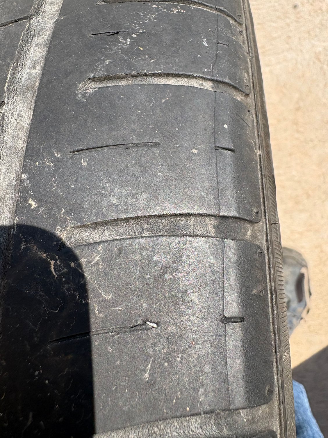 A nail was the leak from last summer 